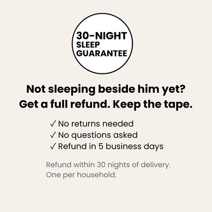 Hushly Cotton Mouth Tape · 30 Nights